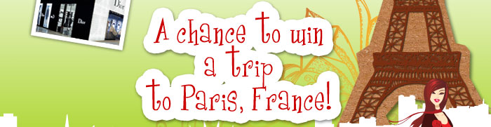 A chance to win a trip to Paris